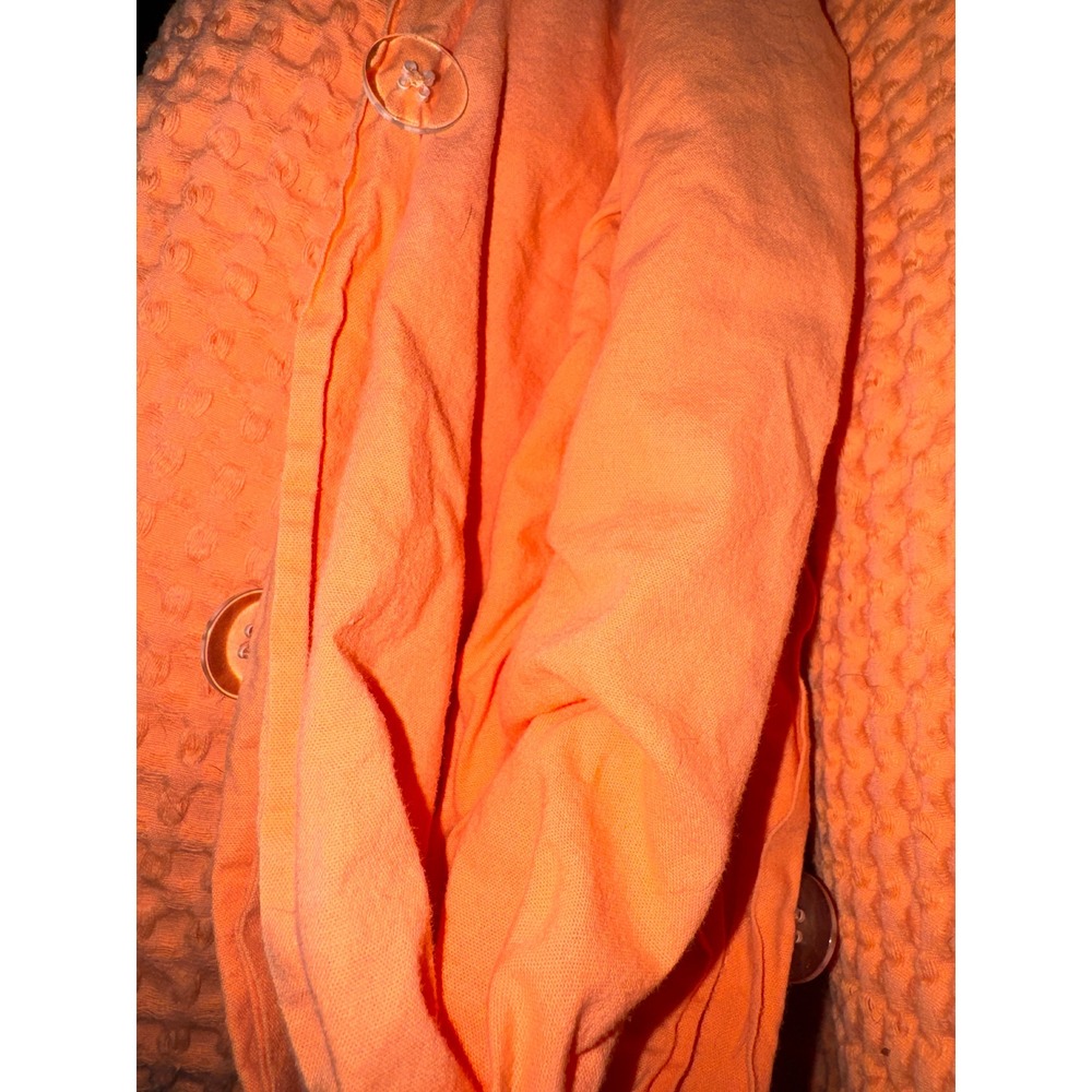 BedSure Waffle Knit Queen Duvet and Pillows Set‎ Coral Peach Cozy Soft - Picture 5 of 5